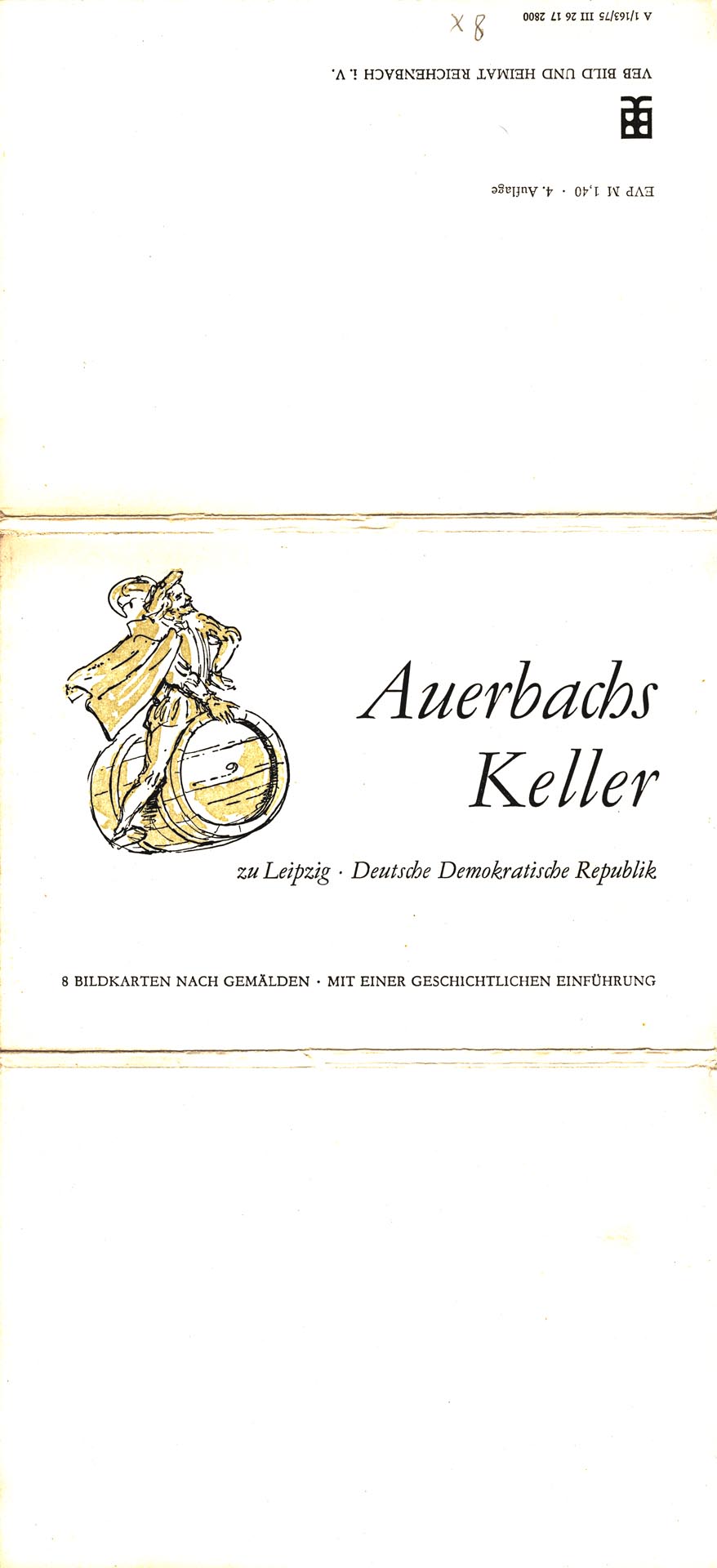 Leipzig - Auerbachs Keller zu Leipzig - Deutsche Demokratische Republik (Bildmappe) Leipzig - Auerbachs Keller zu Leipzig - Deutsche Demokratische Republik (Bildmappe)
